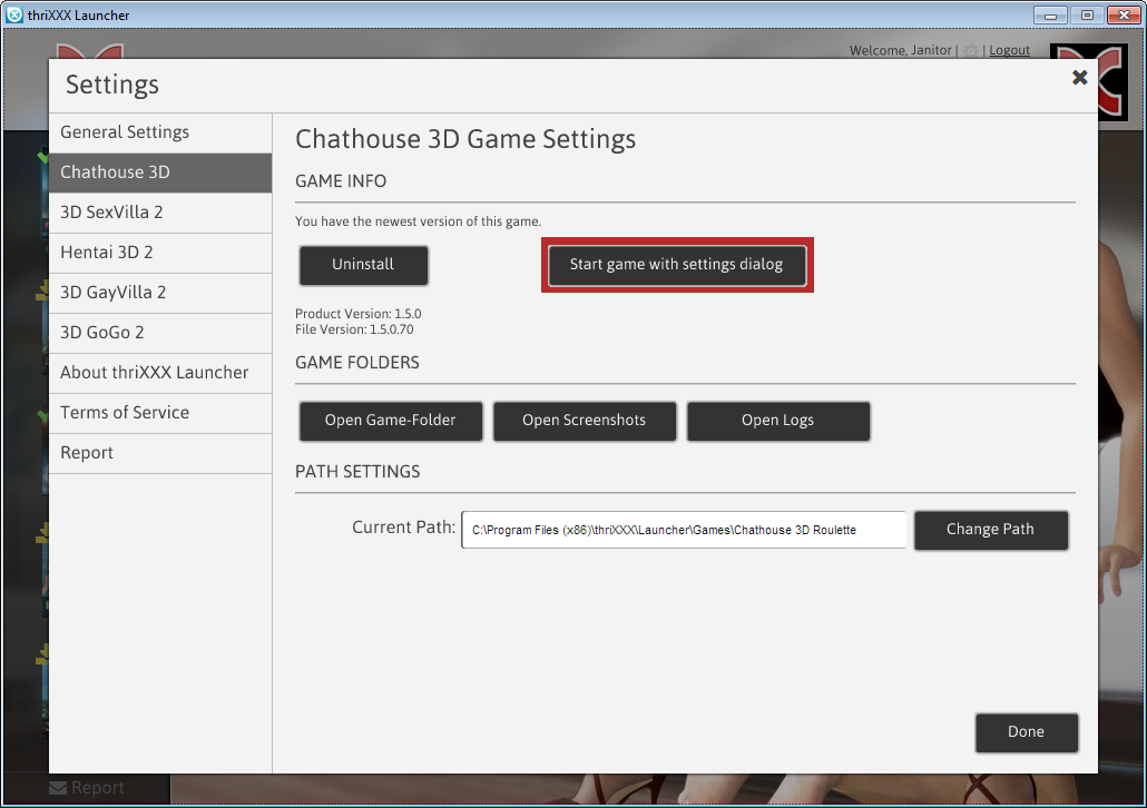 chathouse roulette 3d screenshots