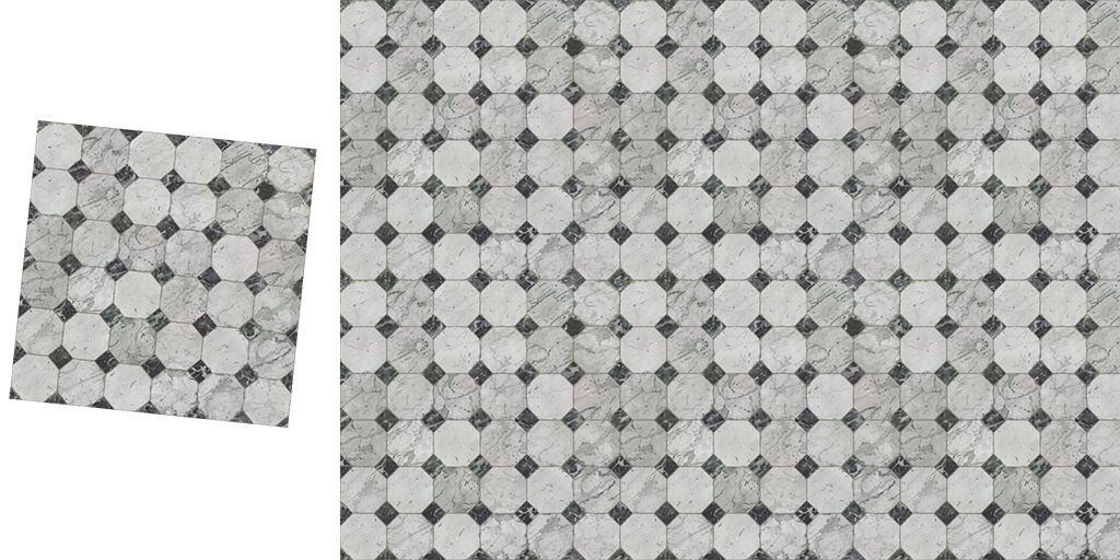 seamless texture example in chathouse 3D